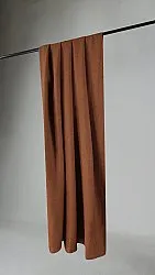 Cortinas - Cortinas de lino Lilou (rojo)